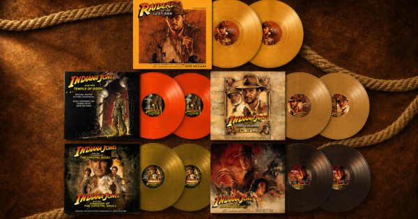 Indiana Jones filmzenék színes vinylen