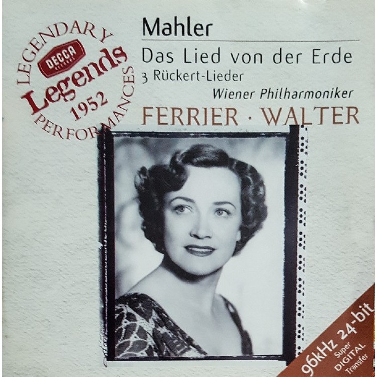 FERRIER - MAHLER: LIED V.D. ERDE/FER