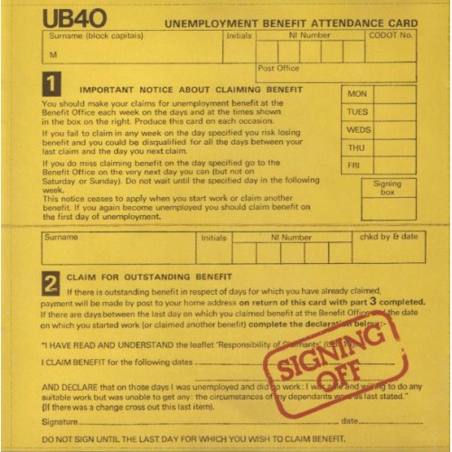 UB40 - SIGNING OFF