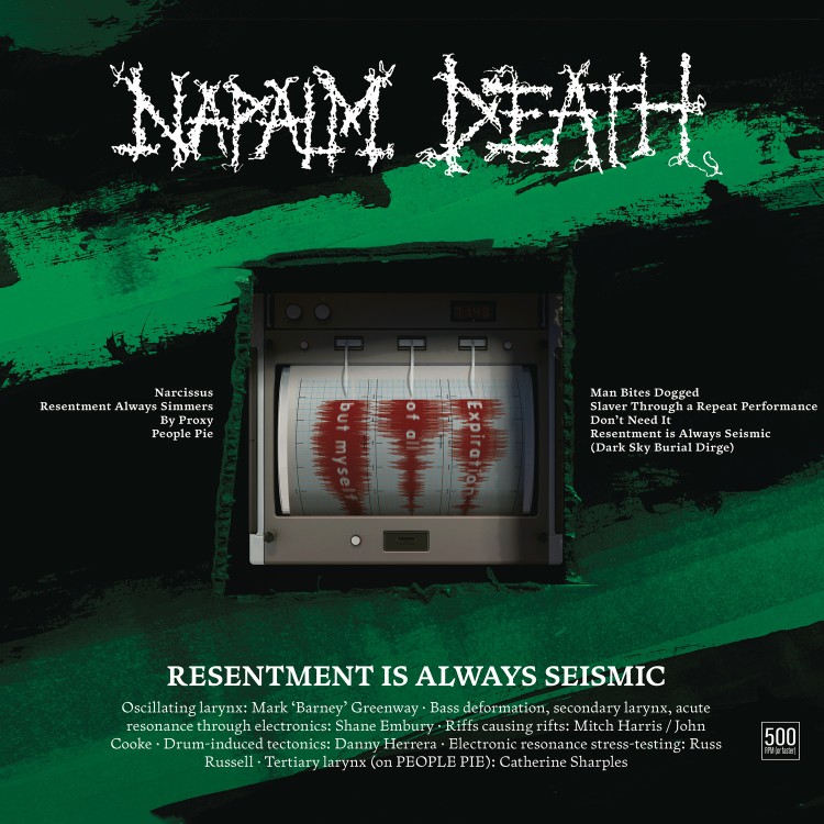 NAPALM DEATH - Resentment Is Always…