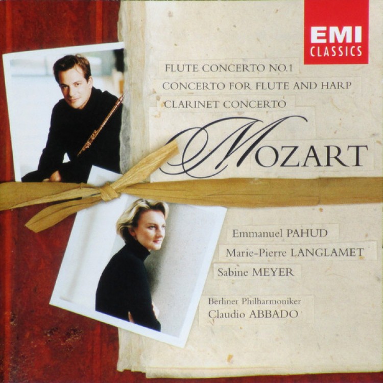 PAHUD,EMMANUEL - MOZART:FUVOLA- HÁRFA- ÉS KLARINÉTVERSENYEK