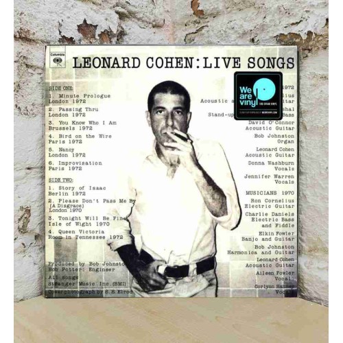 Leonard Cohen - LEONARD COHEN: LIVE SONGS