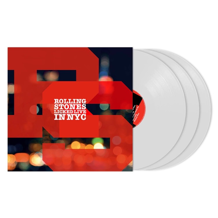 Rolling Stones - LICKED LIVE IN NYC - COLOURED WHITE VINYL