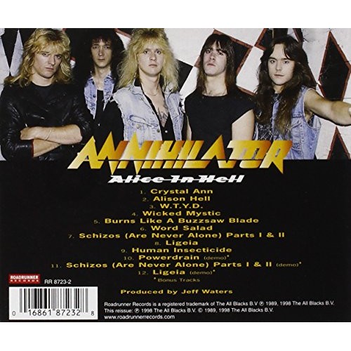 ANNIHILATOR - Alice In Hell