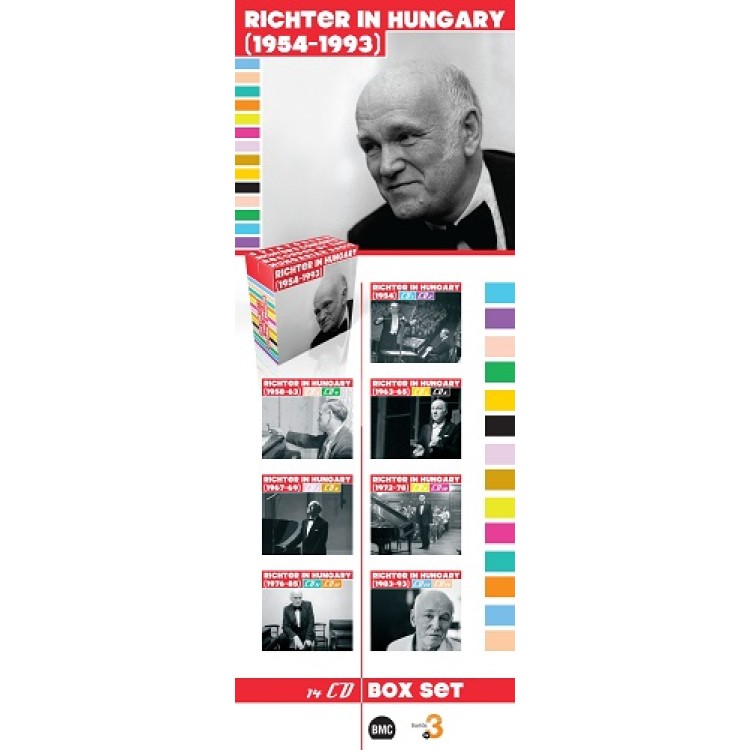 Szvjatoszlav Richter - Richter in Hungary (1953-1993) - 14 CD box set