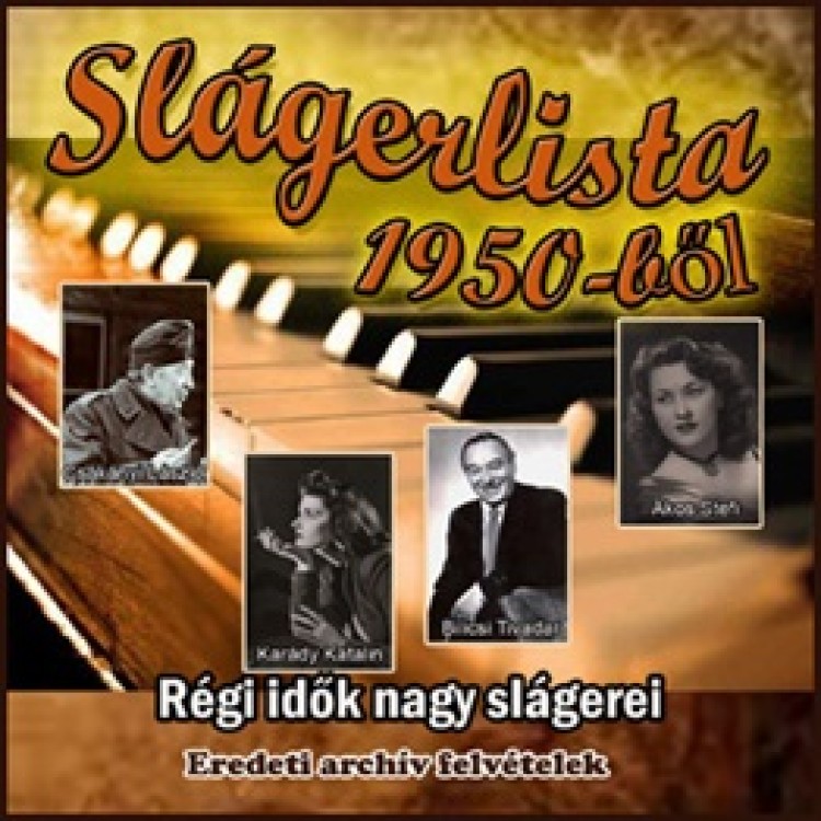 régi magyar slágerek, archív felvételek - Slágerlista 1950-ből
