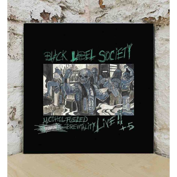 Black Label Society - Alcohol Fueled Brewtality Live LP SPLATTER RSD