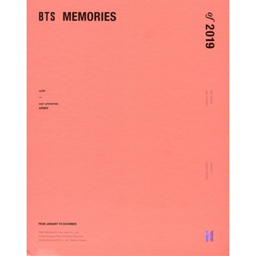 BTS - MEMORIES OF 2019