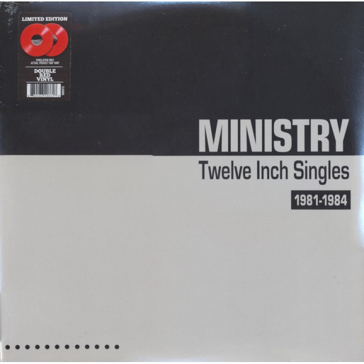 MINISTRY - Twelve Inch Singles 1981-1984 LP RED