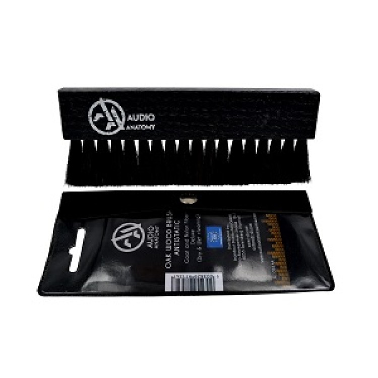 TÖLGYFAMARKOLATÚ ANTISZTATIKUS KECSKESZOR-NYLON TISZTÍTÓKEFE - DELUXE (SZÁRAZ ÉS NEDVES TISZTÍTÁSHOZ) - FEKETE