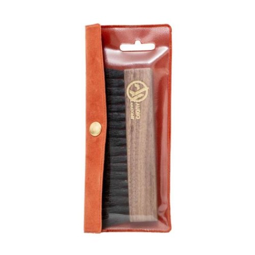 DIÓFAMARKOLATÚ ANTISZTATIKUS KECSKESZŐR-NYLON TISZTÍTÓKEFE - DELUXE (SZÁRAZ ÉS NEDVES TISZTÍTÁSHOZ) - DIÓ