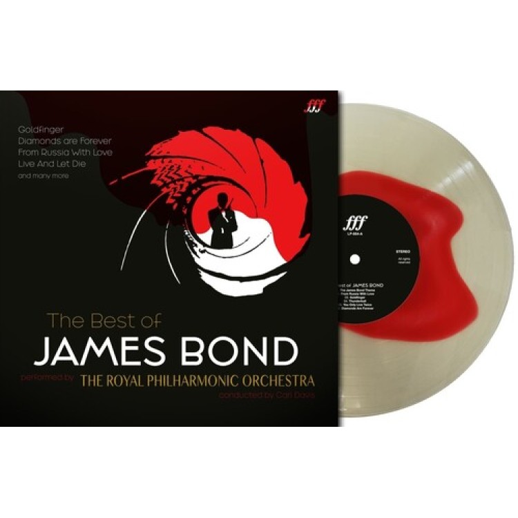 THE BEST OF JAMES BOND (RED IN NATURAL CLEAR VINYL)