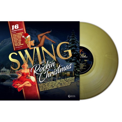SWING INTO A ROCKIN CHRISTMAS - 16 FESTIVE CLASSICS (GOLD VINYL)