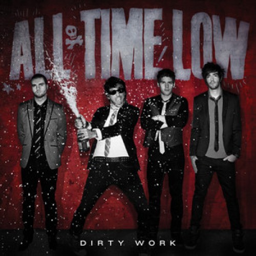 ALL TIME LOW - Dirty Work (Blue With Splatter)