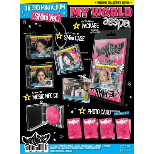 AESPA - MY WORLD (3RD MINI ALBUM)