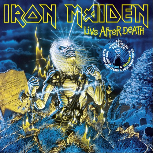 IRON MAIDEN - Live After Death - 40th Anniversary (Blue & Yellow)