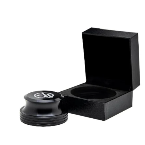 AUDIO ANATOMY - VINYL LEMEZ STABILIZÁTOR - ÁTMÉRŐ: 80MM - MAGASSÁG: 40MM - SÚLYT: 416G, FEKETE ALUMINIMUM