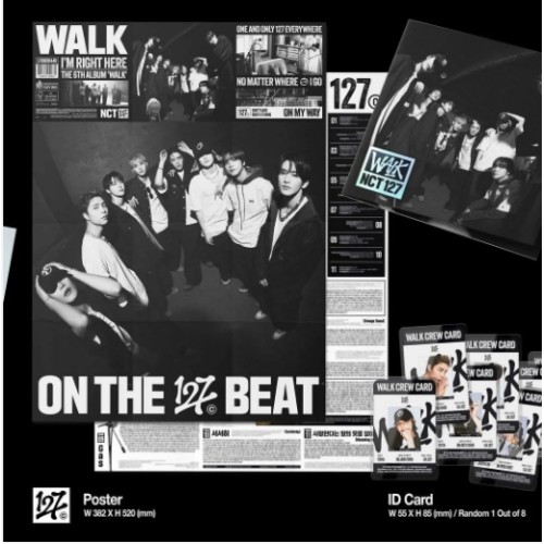NCT 127 - WALK-THE 6TH ALBUM POSTER VERSION