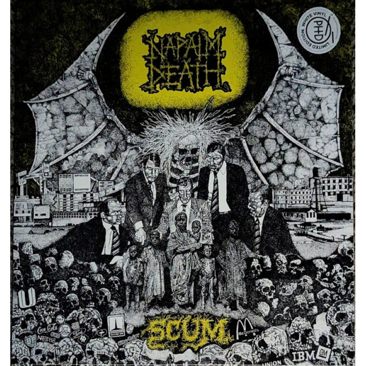 NAPALM DEATH - Scum LP WHITE