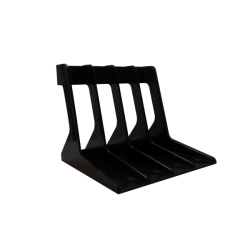 VINYL RACK 40 DB KISLEMEZ TÁROLÁSÁRA - FEKETE