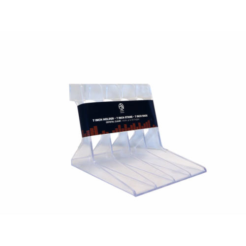 7 INCH RACK 40 DB VINYL TÁROLÁSÁRA - CRYSTAL CLEAR
