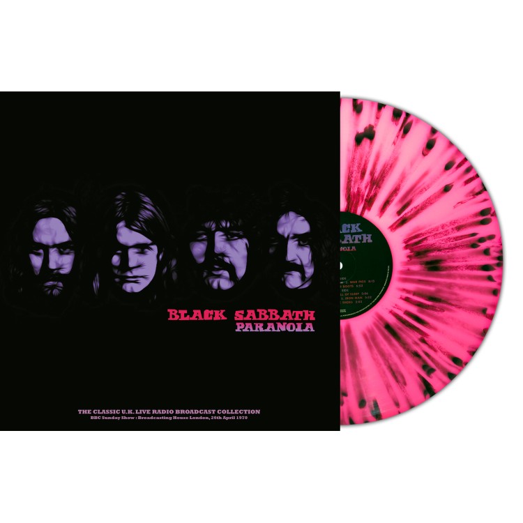 PARANOIA - BBC SUNDAY SHOW, LONDON 1970 (PINK/BLACK SPLATTER VINYL)