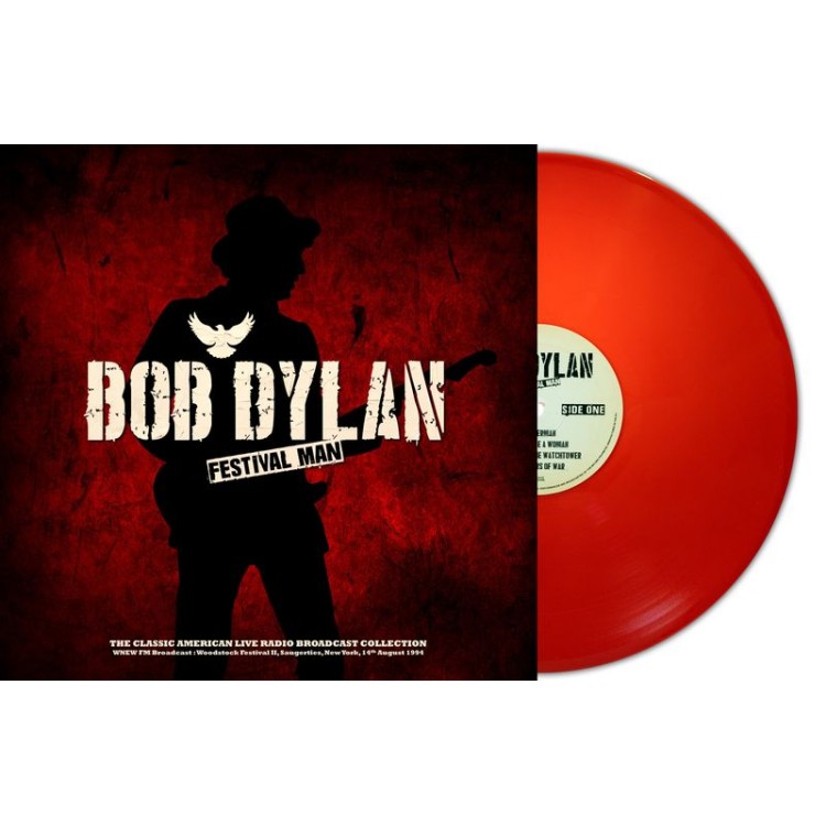 DYLAN BOB - FESTIVAL MAN - WOODSTOCK FESTIVAL II 1994 (RED VINYL)
