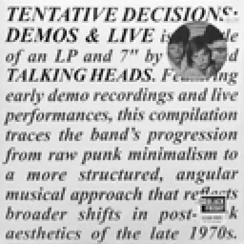 TENTATIVE DECISIONS: DEMOS & LIVE
