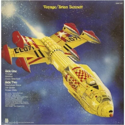 BRIAN BENNETT - VOYAGE:A JOURNEY.. INTO DISCOID FUNK / RSD 22 / BLUE/BLACK SWIRL VINYL