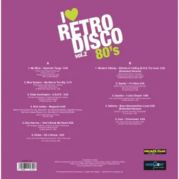 I LOVE RETRO DISCO 80's  - VOL. 2