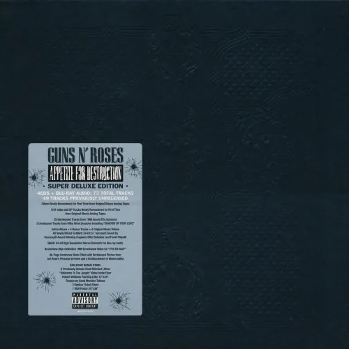 GUNS N' ROSES - APPETITE FOR DESTRUCTION Super Delux (4CD+1 Blu-Ray Audió, Limitált)