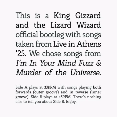 SONGS FROM I'M IN YOUR... 