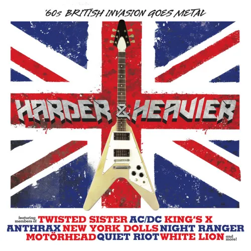 Harder & Heavier - 60s British Invasion Goes Metal LP RED BLUE