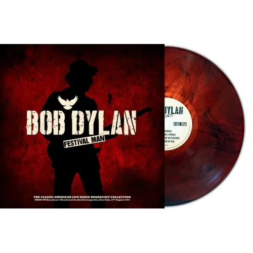 DYLAN BOB - FESTIVAL MAN - WOODSTOCK FESTIVAL II 1994 (RED MARBLE VINYL)