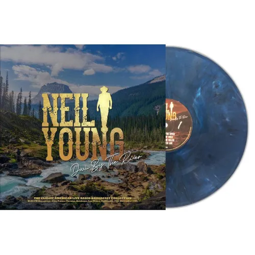 DOWN BY THE RIVER - COW PALACE THEATER 1986 (BLUE MARBLE VINYL)