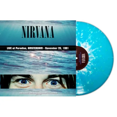 NIRVANA - LIVE AT PARADISO, AMSTERDAM 1991 (TURQUOISE/WHITE SPLATTER VINYL)