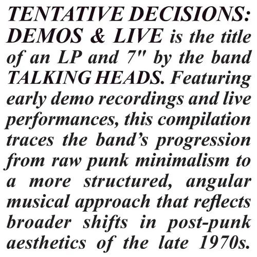 TENTATIVE DECISIONS: 1974-1976 LP+7