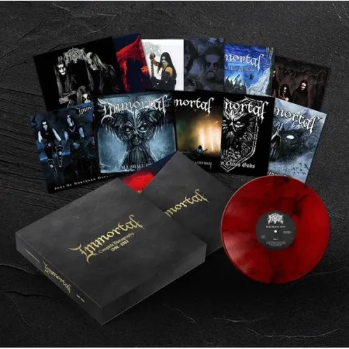 Immortal Complete Discography 1992–2023 LP BOX RED BLACK SMOKE