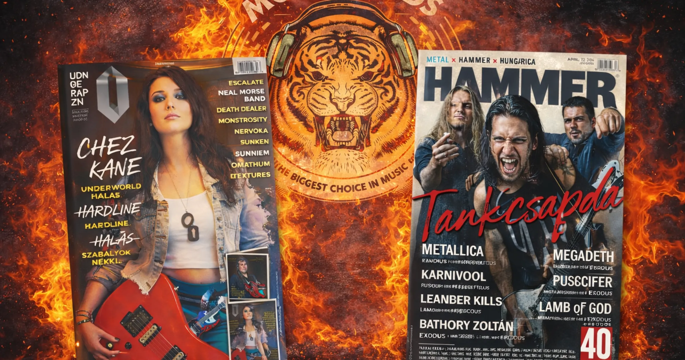 Nyomtatott zenei magazinok a kínálatban