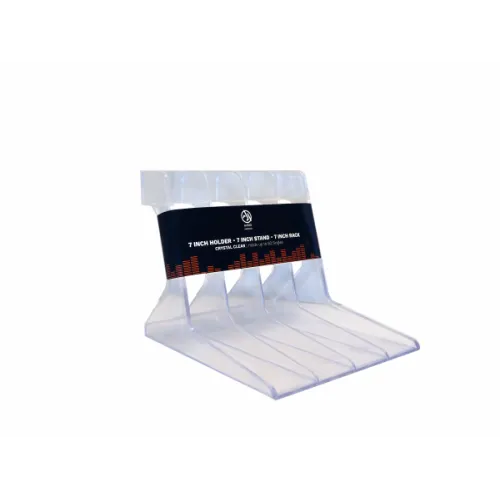 7 INCH RACK 40 DB VINYL TÁROLÁSÁRA - CRYSTAL CLEAR