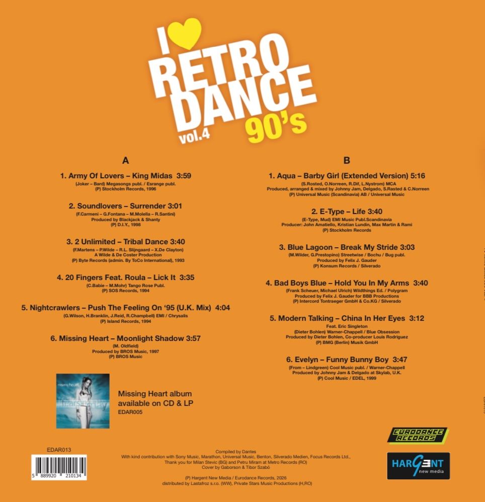I LOVE RETRO DANCE 90's  - VOL 4
