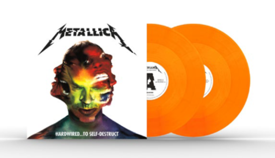 HARDWIRED...TO SELF-DES-2 LP - Flame Orange