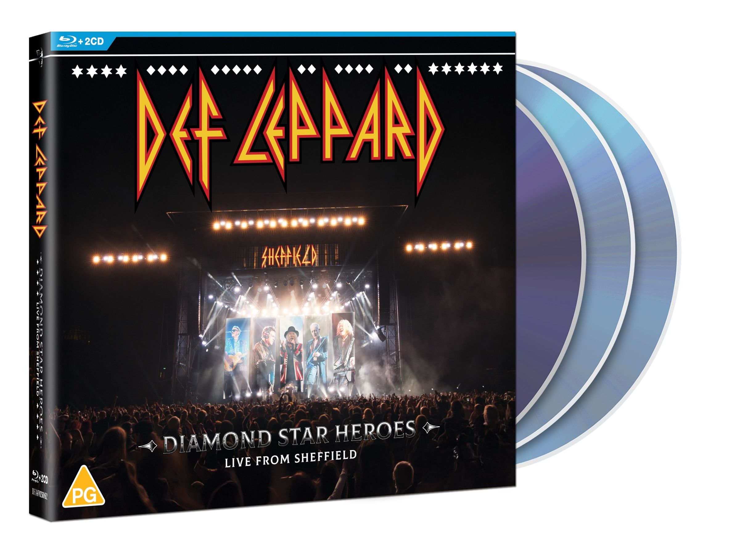 Diamond Star Heroes Live From Sheffield - 2xCD+1xBlu-ray