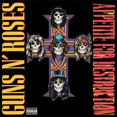 GUNS N' ROSES - Appetite For Destruction – LP, Reissue, Remastered, 180 gr