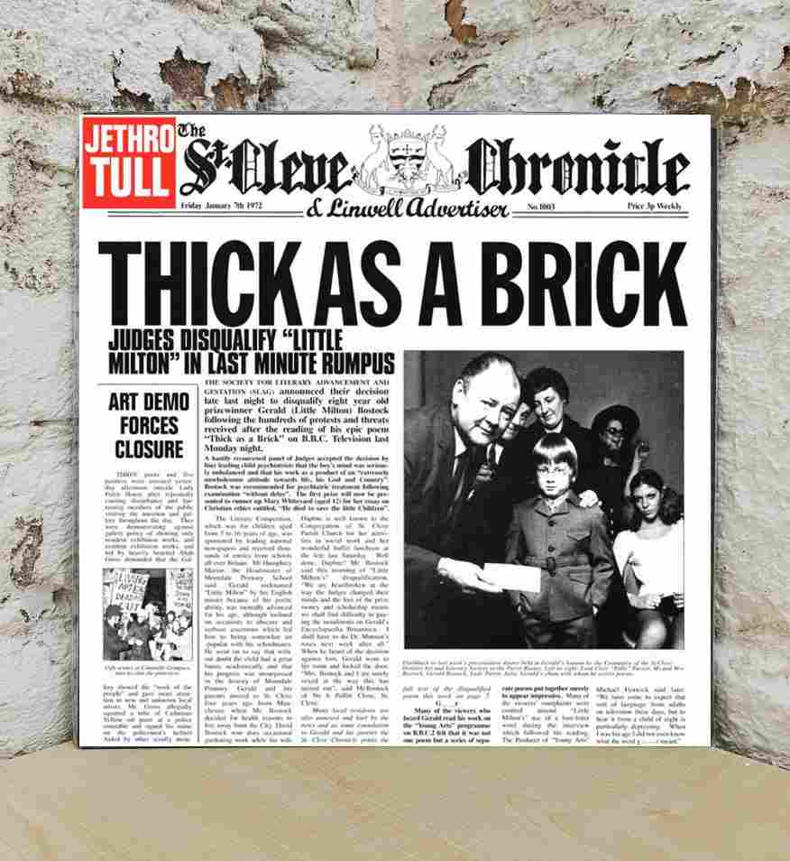 THICK AS A BRICK