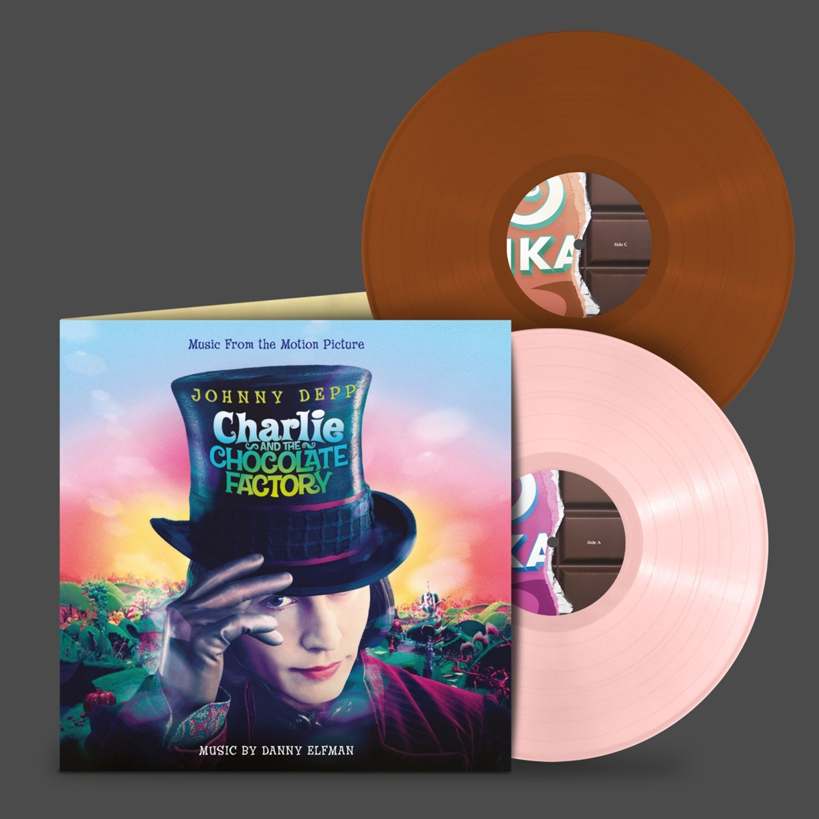OST / Charlie and The Chocolate Factory (2LP/Brown & Pink)