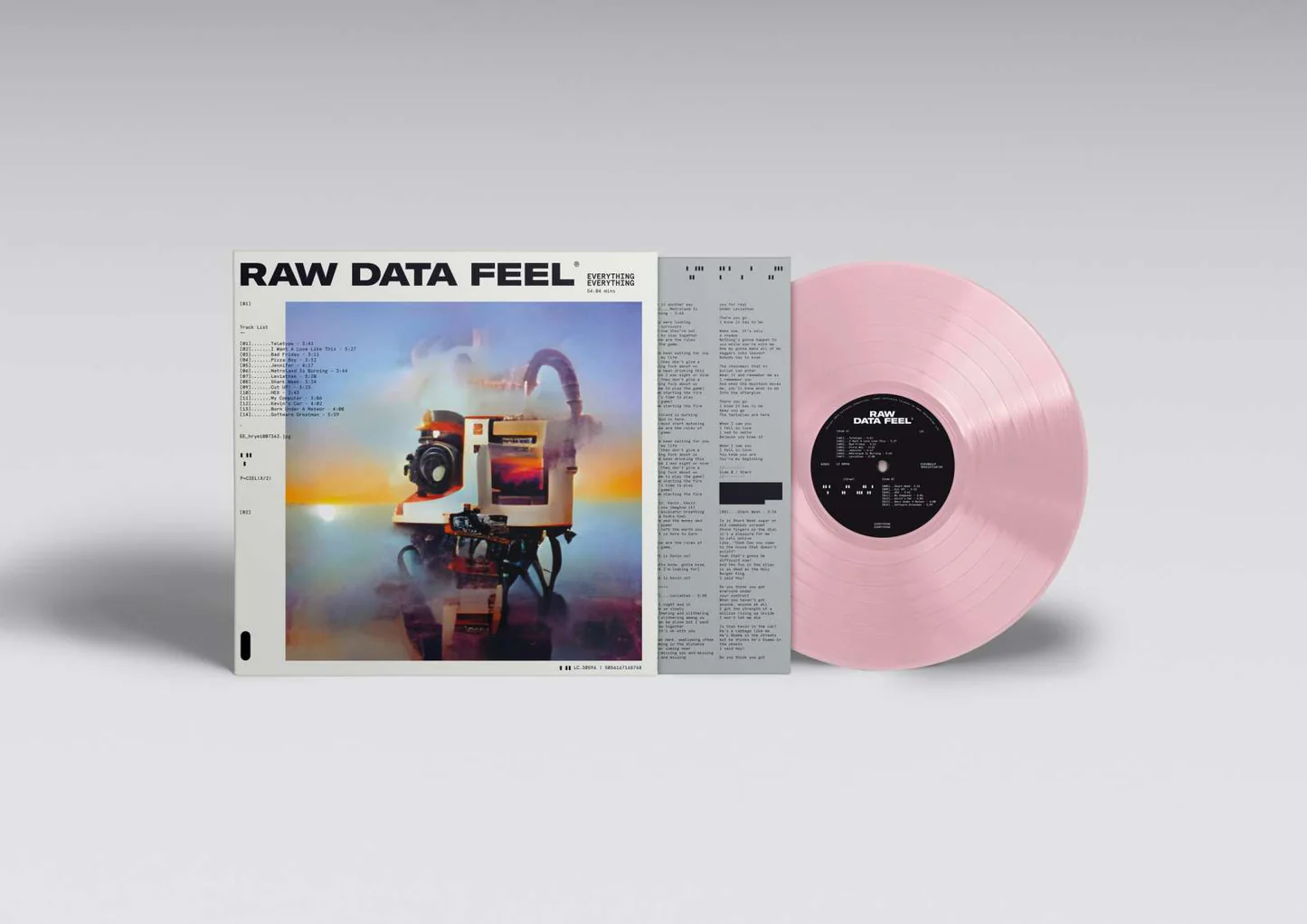 Raw Data Feel LP PINK INDIE