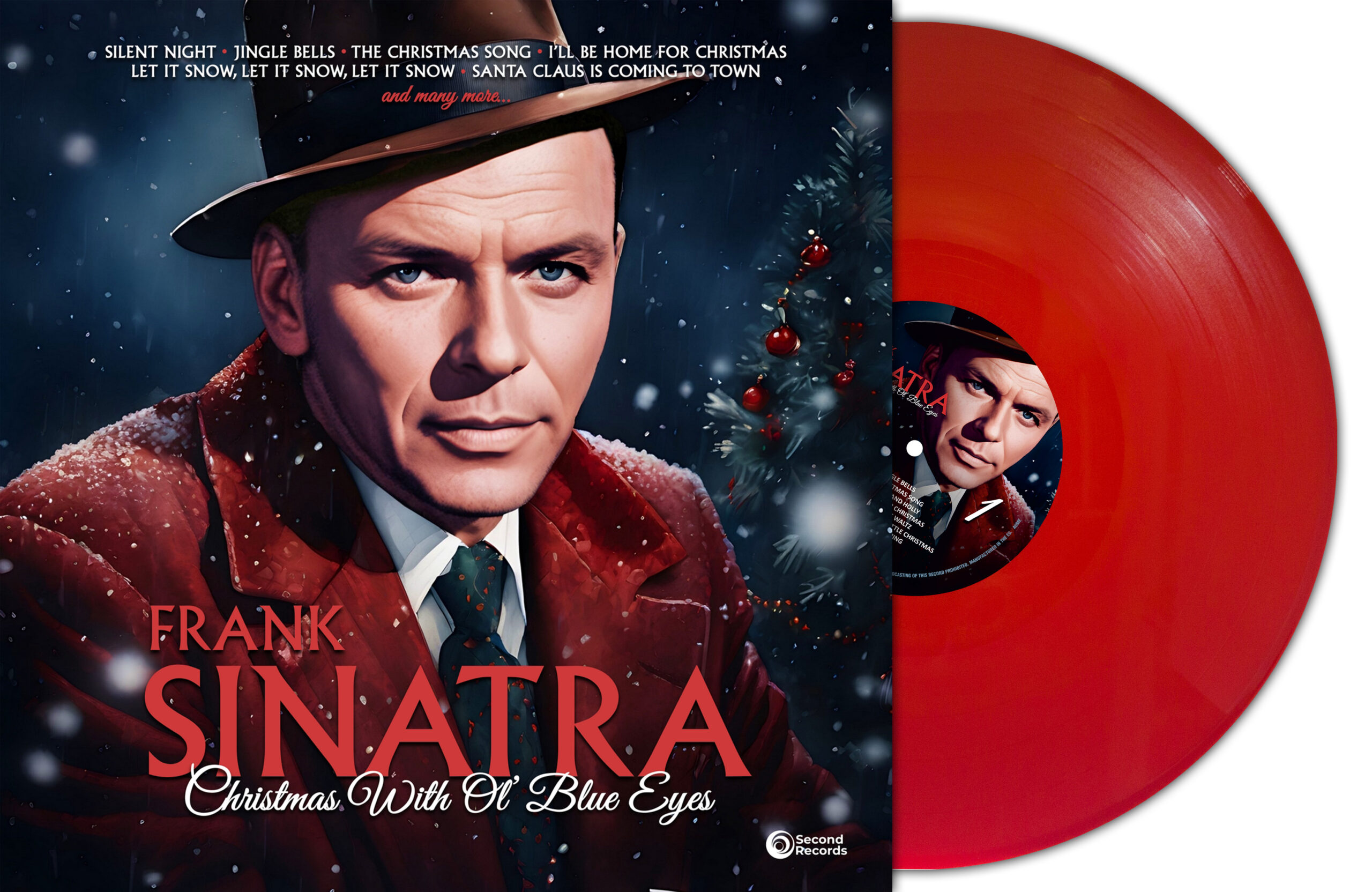 CHRISTMAS WITH OL’ BLUE EYES (RED VINYL)