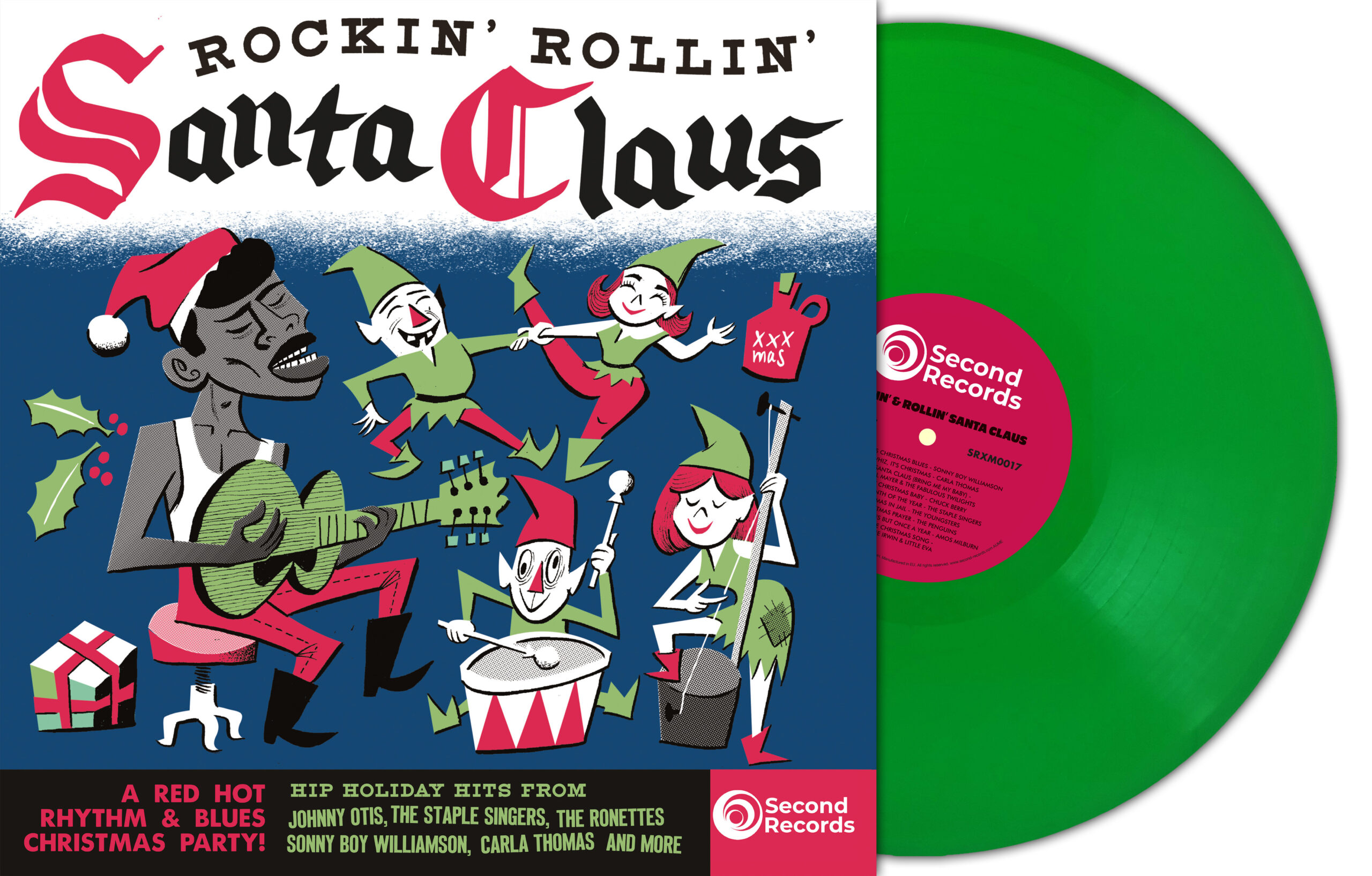 ROCKIN ROLLIN SANTA CLAUS (GREEN VINYL)