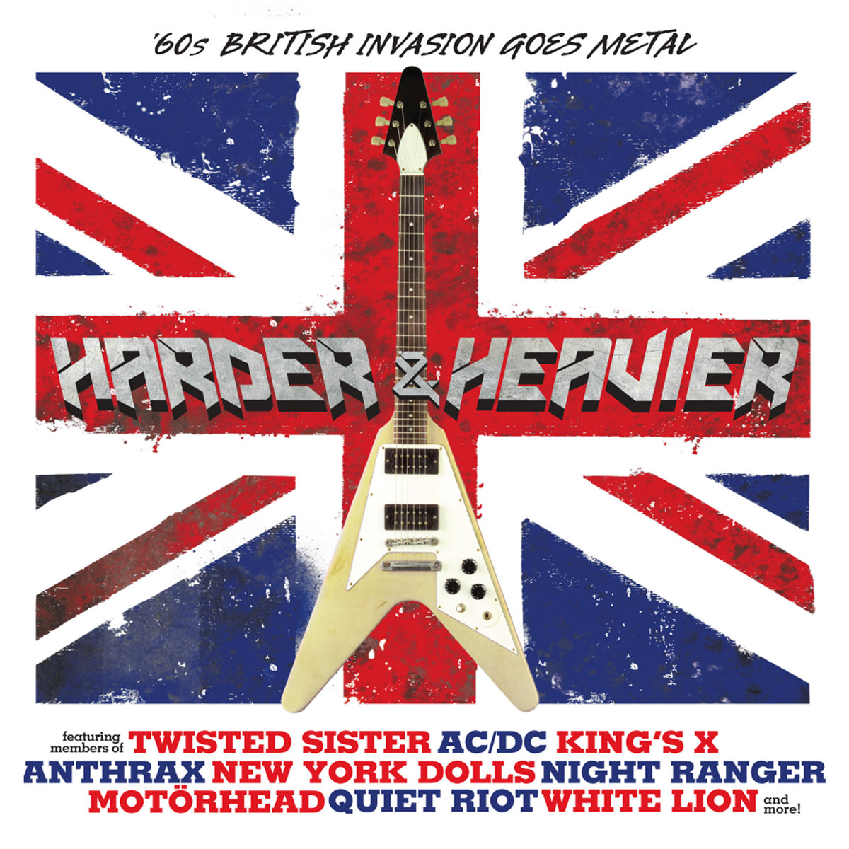 Harder & Heavier - 60s British Invasion Goes Metal LP RED BLUE